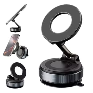 Magnetic Car Phone Mount (Black or White)